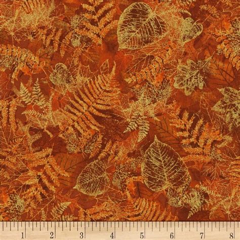 timeless treasures bountiful leaves metallic gold fabric|Timeless Treasures quilt.